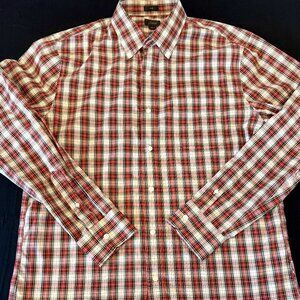 Men's JCrew Plaid Button Down (Large Slim Fit) Great Condition